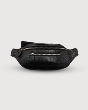 Crocodile leather Beltbag