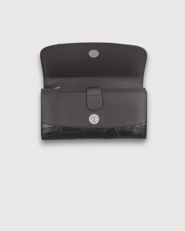 Tri Fold Wallet – 100% Genuine Crocodile Leather - Image 4