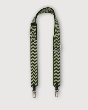 Canvas Strap with Crocodile Leather