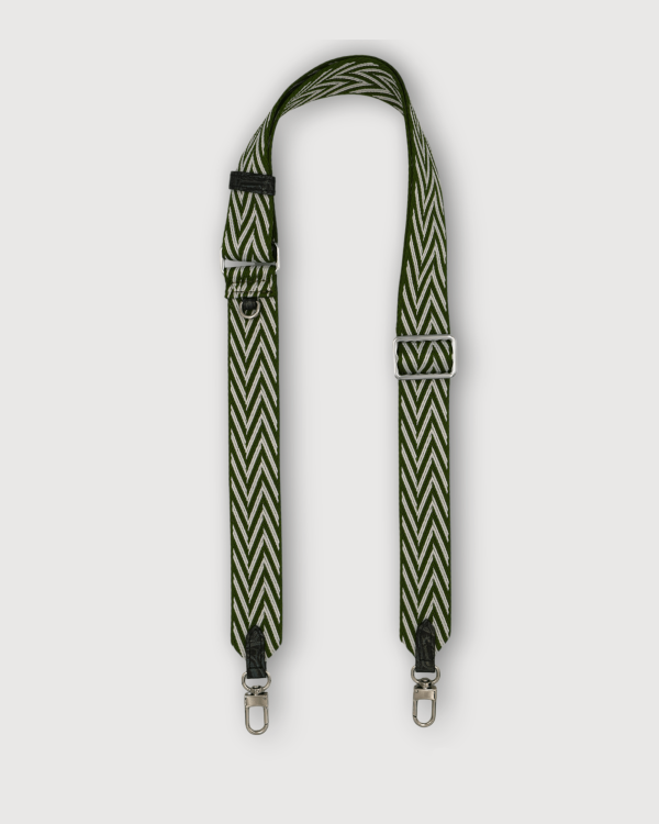 Canvas Strap with Crocodile Leather