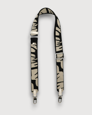 Canvas Strap with Crocodile Leather