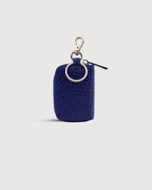 keychain Zipper Wallet Blue