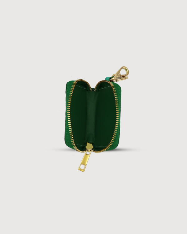 keychain Zipper Wallet Mint – 100% Genuine Crocodile Leather - Image 2